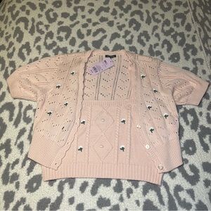 Preppy Crop Top & Sweater Set